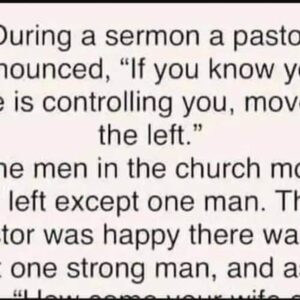 During a sermon a pastor