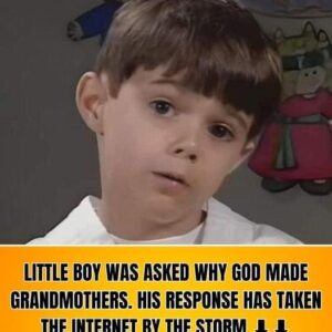 Little boy’s message about grandmas