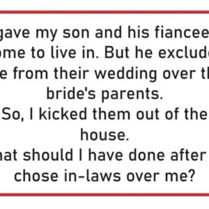 2 / Dad kicks son out of the house after he was excluded from the young man’s wedding