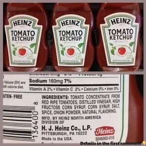 Avoid Heinz Ketchup Like Plague