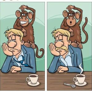 If you have AMAZING eyesight, try to find the 3 differences between these cute images.